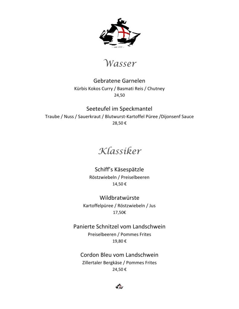 Fisch & Klassiker